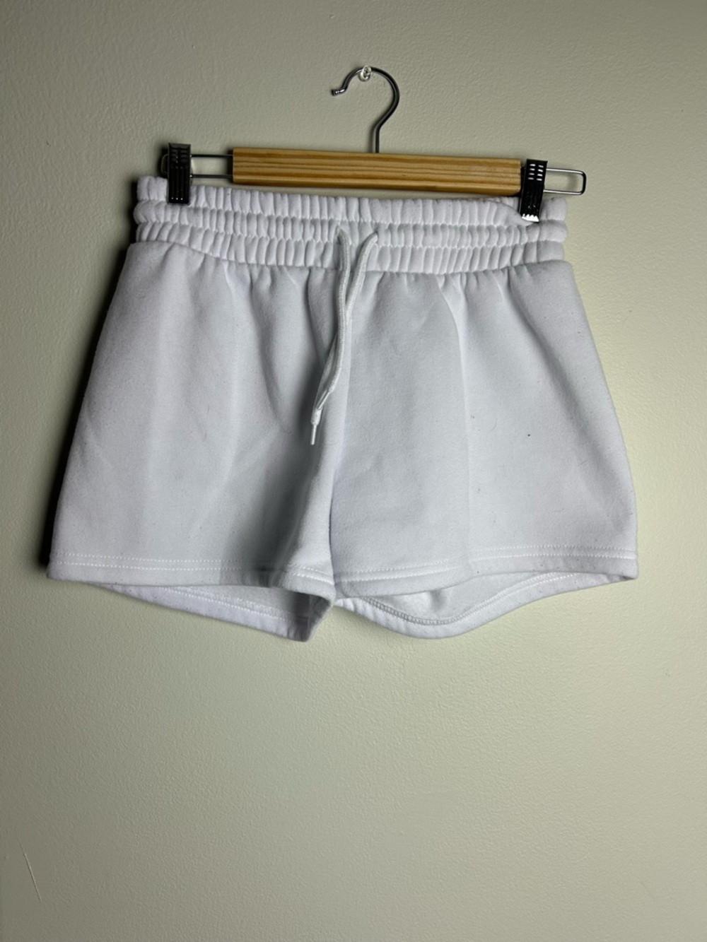 2 for $10 Women’s White Elastic-Waist Lounge Shorts and Yellow Shorts